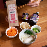 Vegan organic ramen box